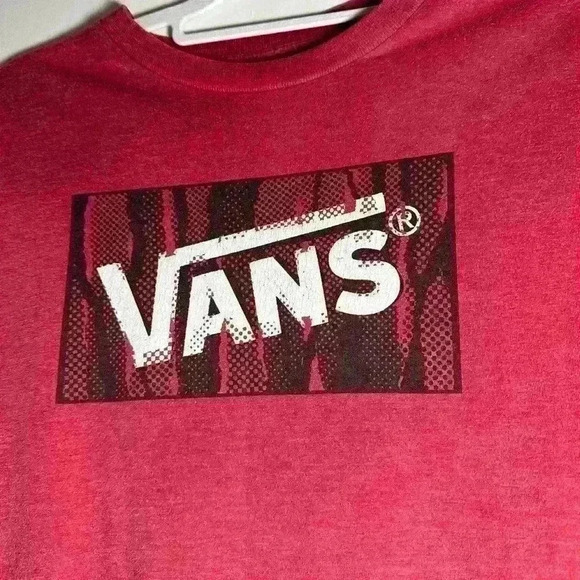 Vans Y2K Red Men's Medium Graphic Skater Boy classic EXC Tee. - Picture 2 of 7